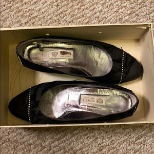 Black Vintage Gucci Flats